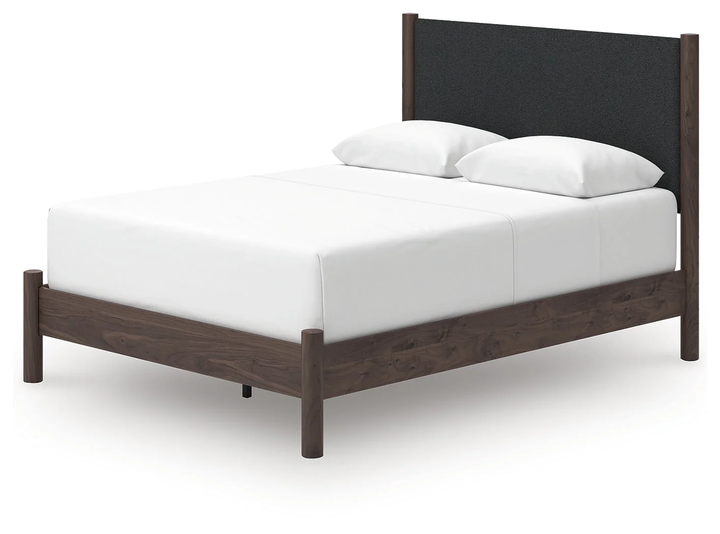 Pamytta Brown Queen Upholstered Panel Bed (Online Special Price) - Image 4