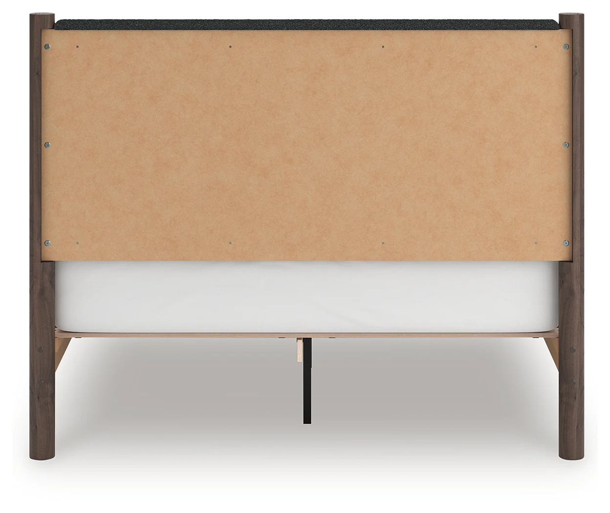 Pamytta Brown Queen Upholstered Panel Platform Bed - Image 6