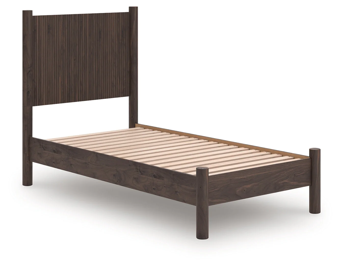 Pamytta Brown Twin Panel Platform Bed (Online Special Price) - Image 2