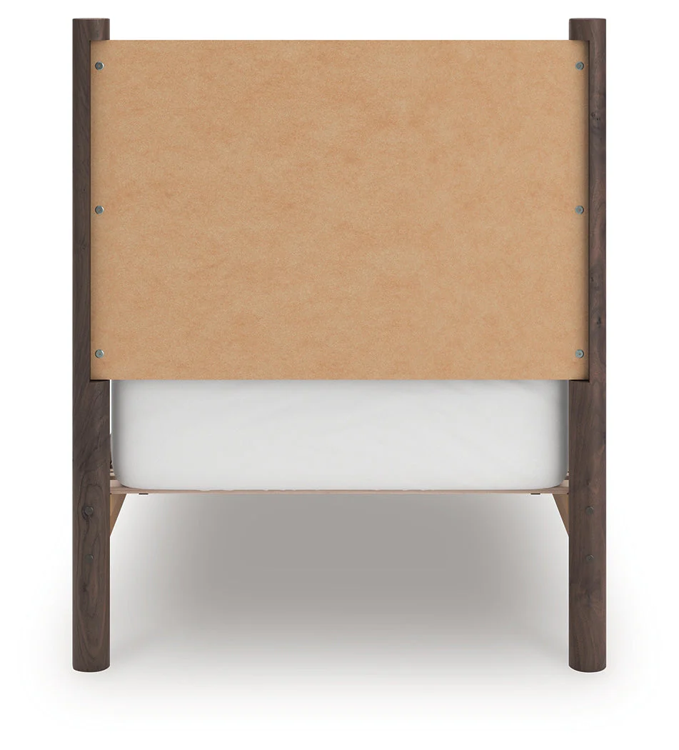 Pamytta Brown Twin Panel Platform Bed (Online Special Price) - Image 6