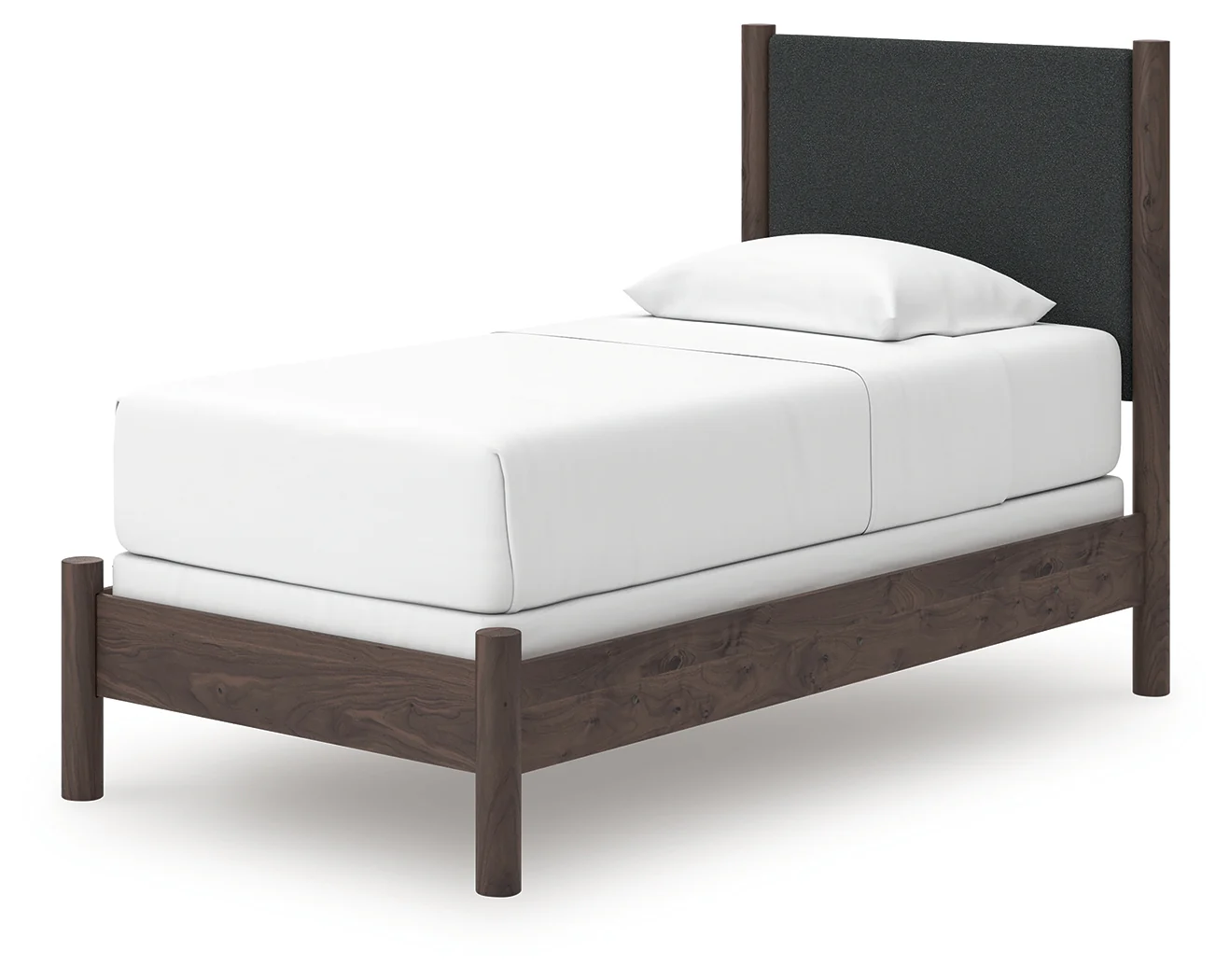 Pamytta Brown Twin Upholstered Panel Bed, Dresser and Mirror (Online Special Price) - Image 14