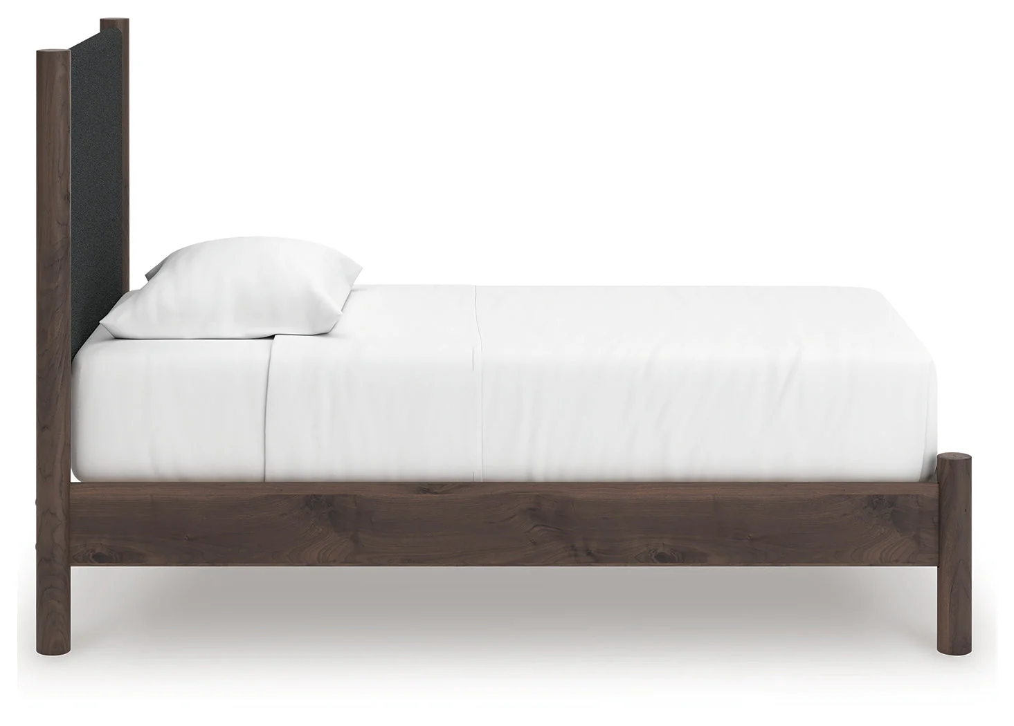 Pamytta Brown Twin Upholstered Panel Platform Bed (Online Special Price) - Image 5