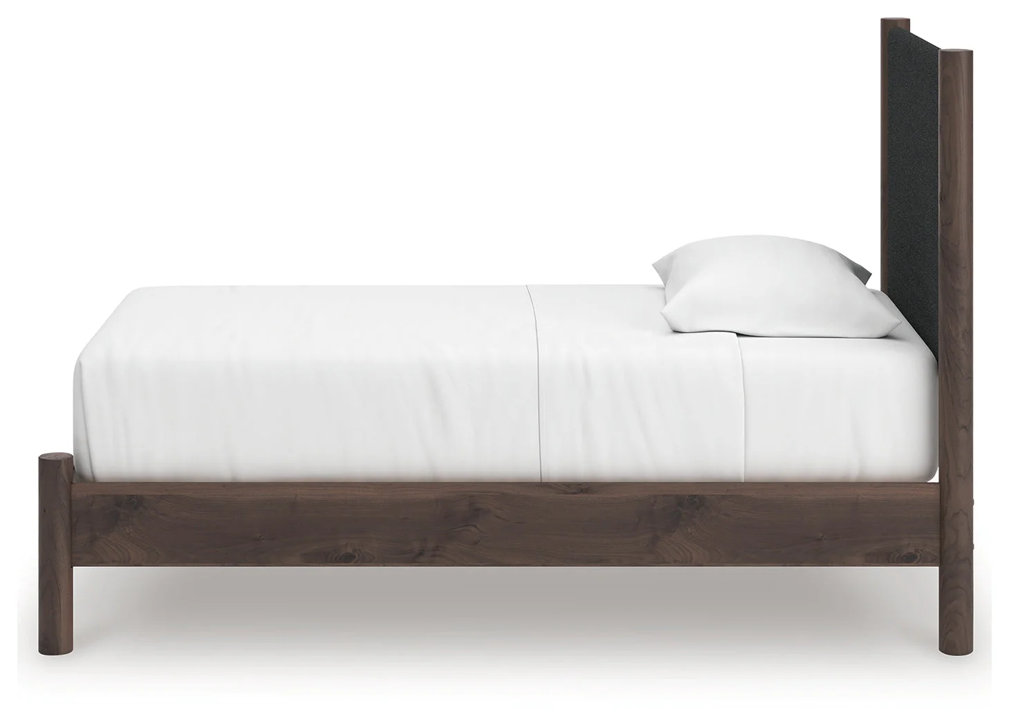 Pamytta Brown Twin Upholstered Panel Platform Bed (Online Special Price) - Image 7