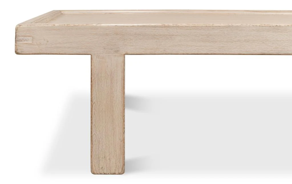 Panel Heritage Grey Large Wood Panel Coffee Table - Image 7