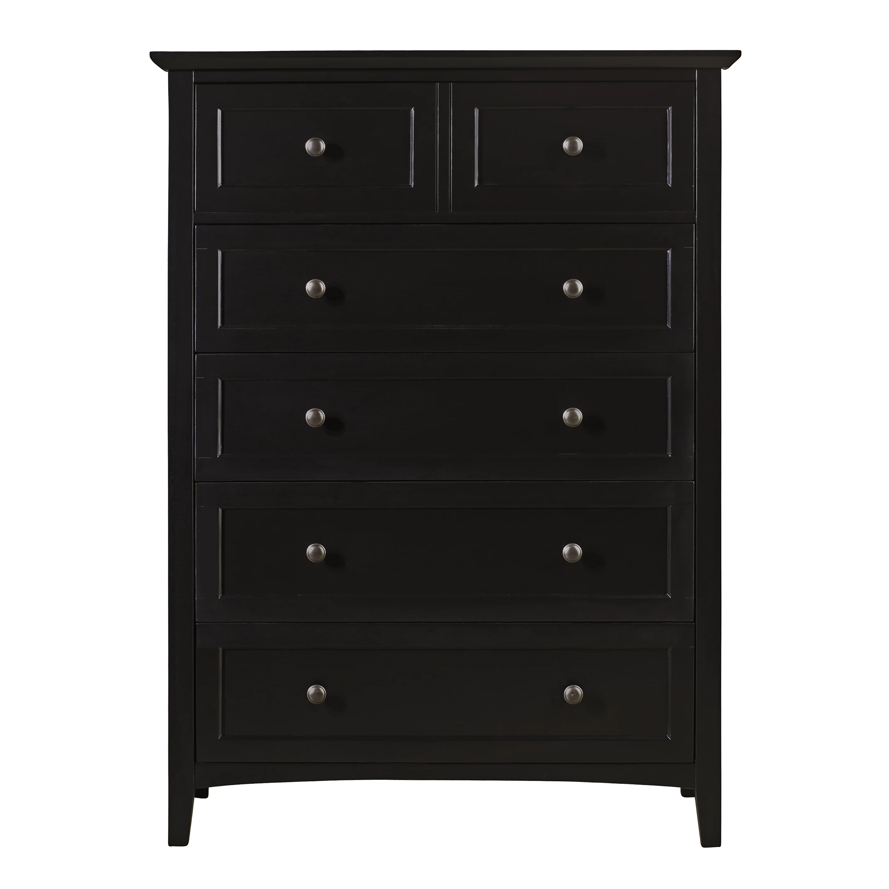 Paragon Five Drawer Chest in Black - Image 3