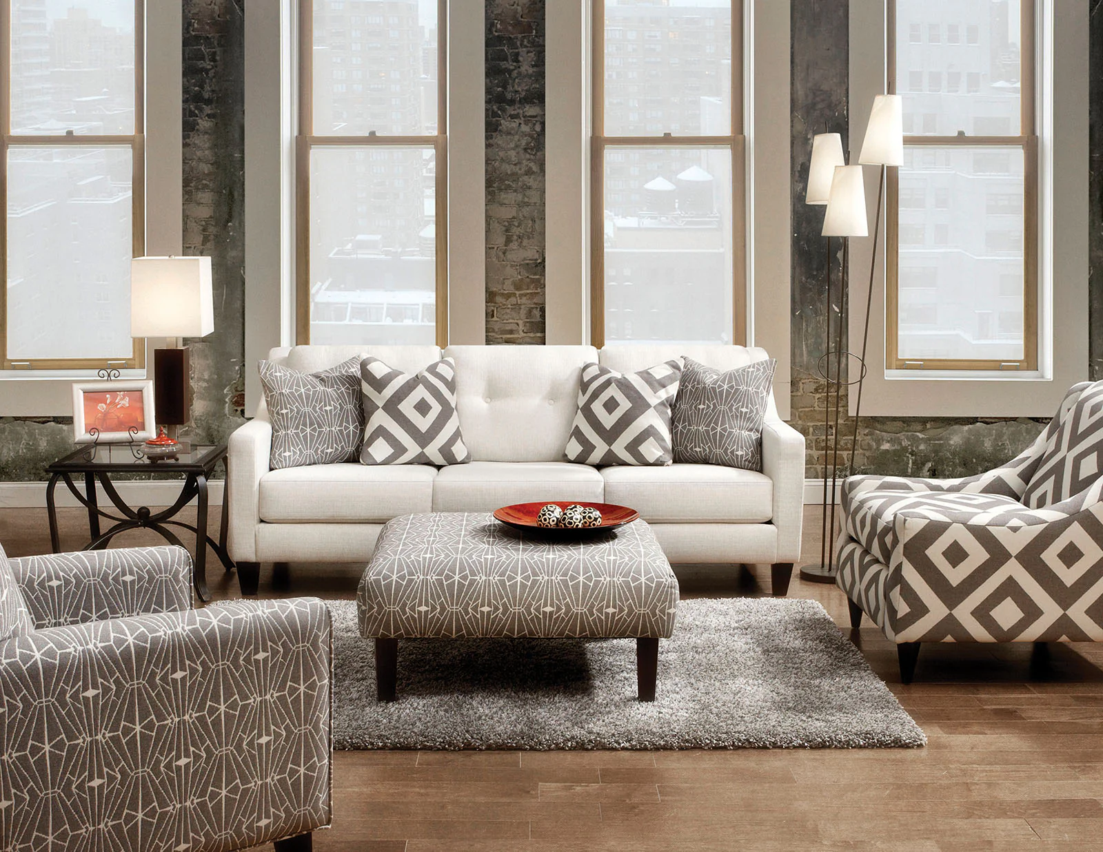 Parker Ivory Sofa - Image 2