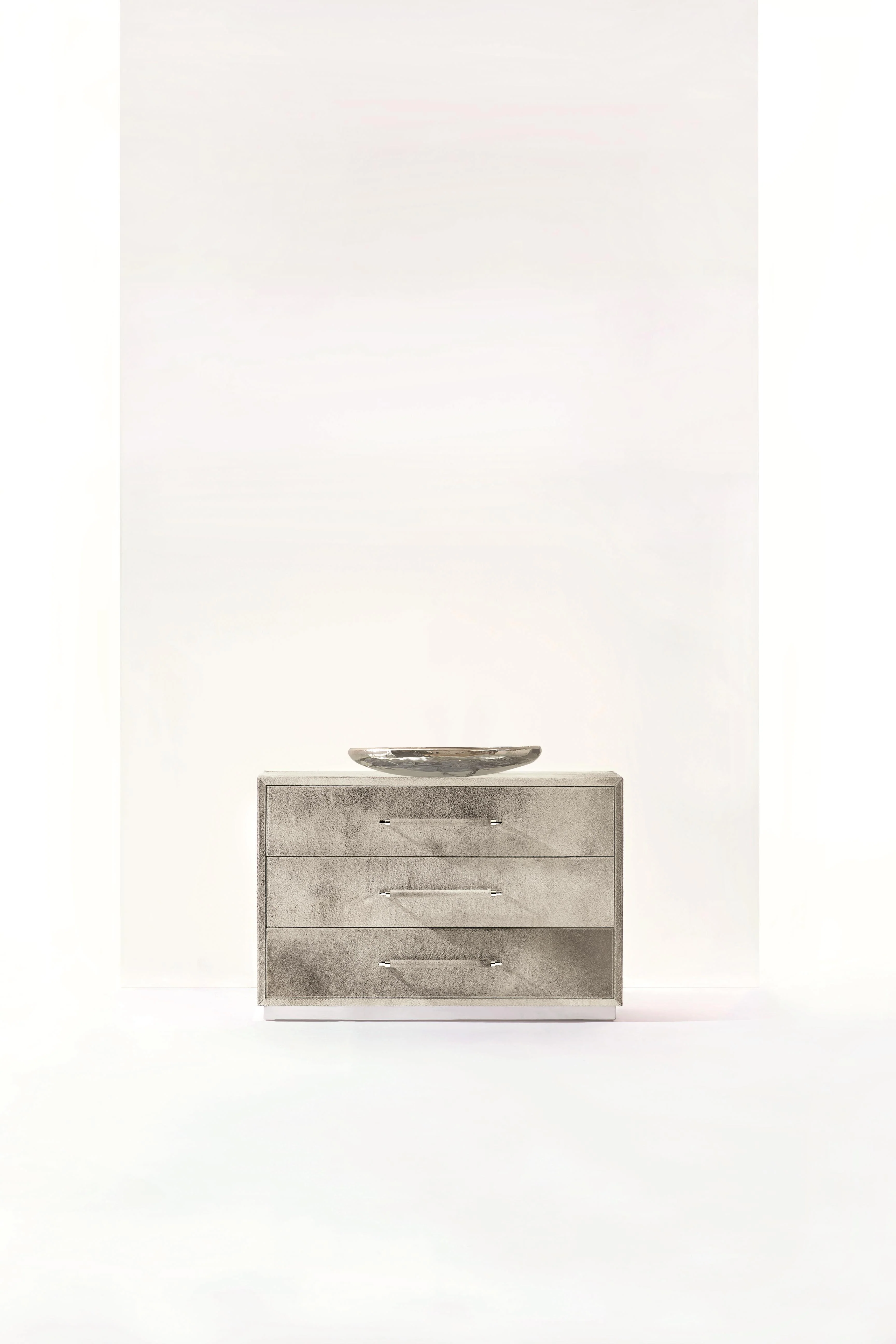 Parkin Grey Hair-on-Hide Drawer Chest - Image 8