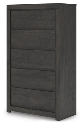 Parlayon Charcoal 32" 5 Drawer Chest of Drawers (Online Special Price) - Image 3