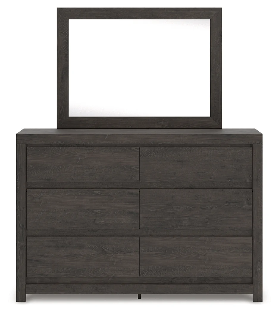 Parlayon Charcoal Dresser & Mirror - Image 5