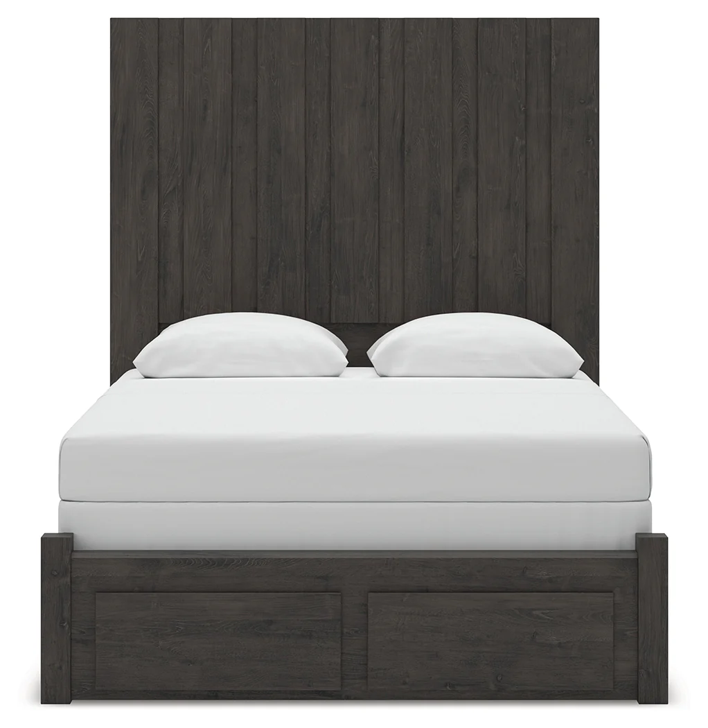 Parlayon Charcoal Queen Panel Storage Bed - Image 3