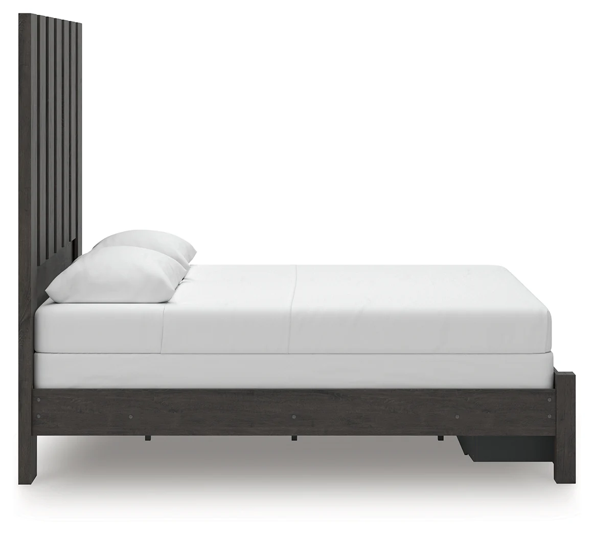 Parlayon Charcoal Queen Panel Storage Bed - Image 5