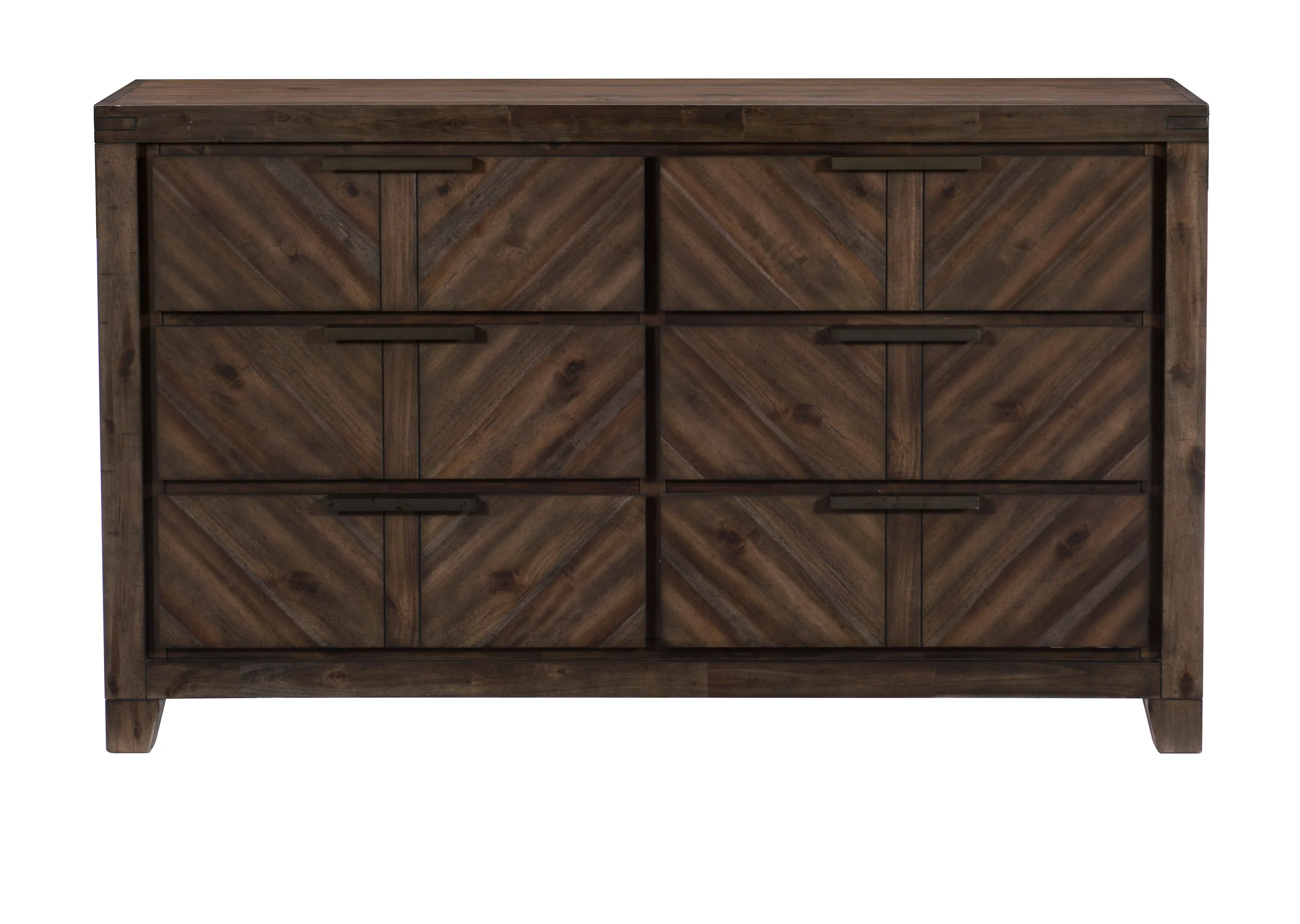 Parnell Distressed Espresso 4-piece Queen Bedroom Set - Image 4