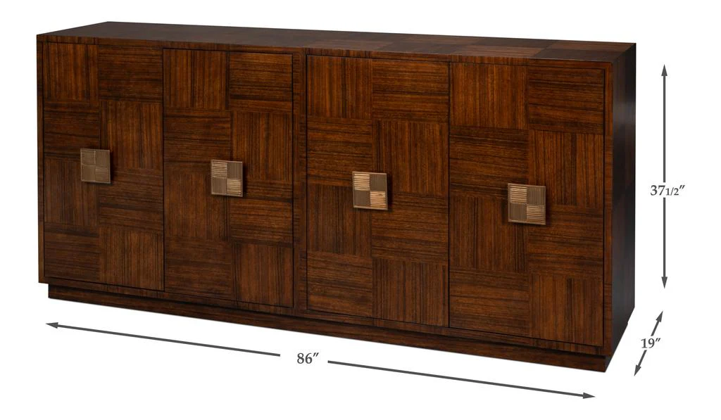 Parquet Brown Sideboard - Image 12