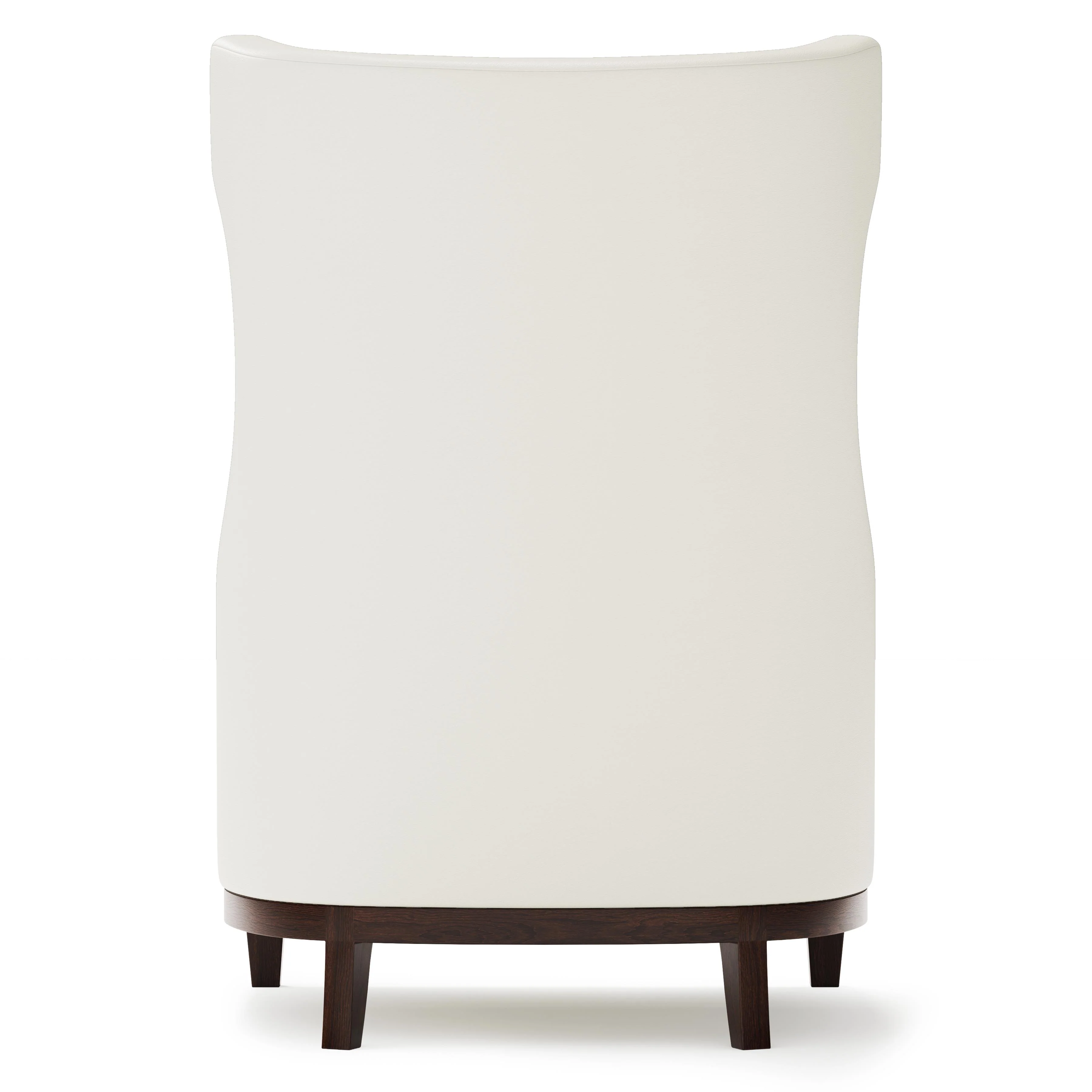 Pascal White/Cream Leather Chair - Image 8