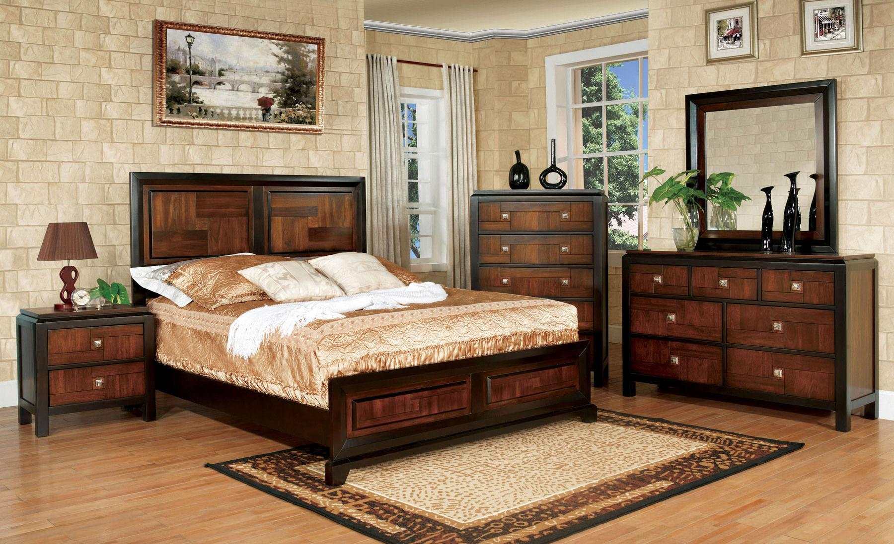 Patra Acacia & Walnut  California King Bed - Image 2