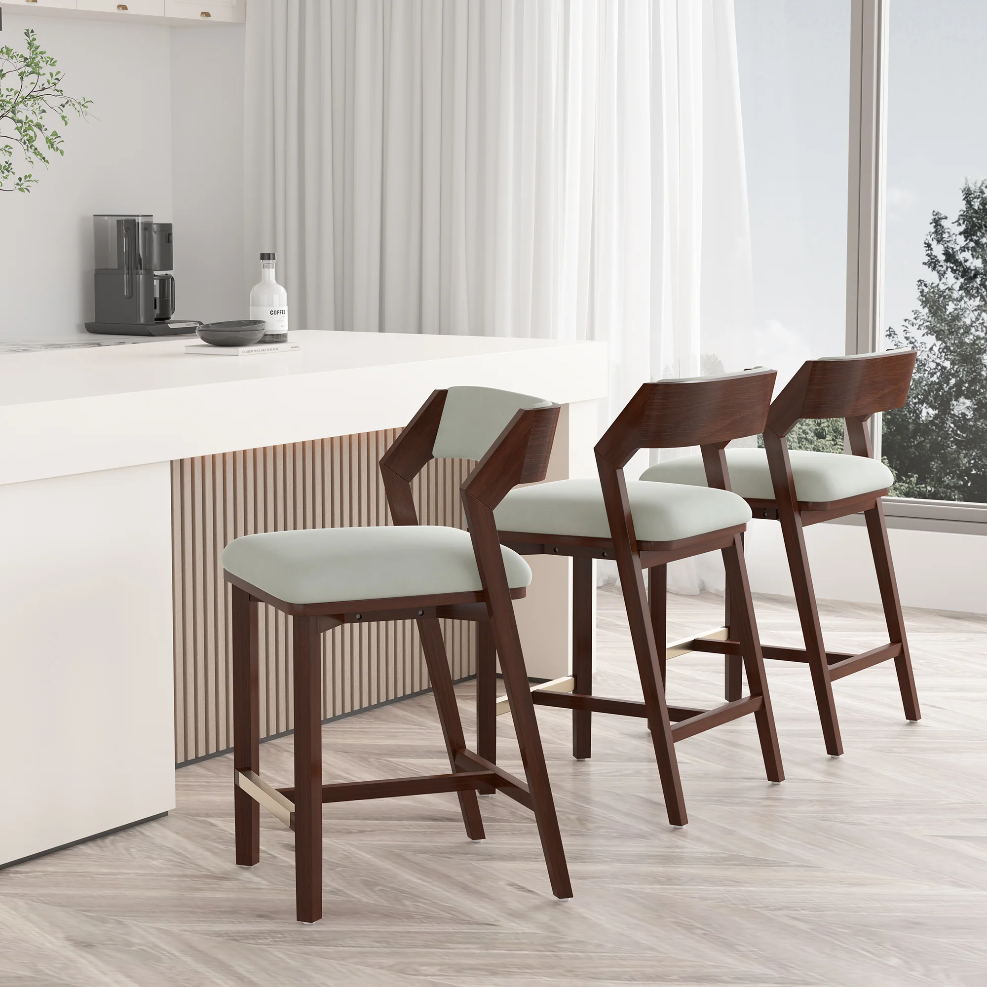 Patricia Counter Stool in White Glacier - Image 11