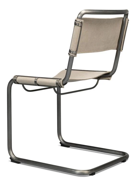 Patton Beige Canvas Field Chair (Set of 2) - Image 4