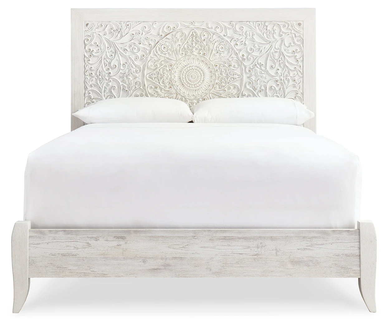 Paxberry Whitewash Queen Panel Bedroom Set with Dresser, Mirror, Chest and Nightstand (Online Special Price) - Image 7