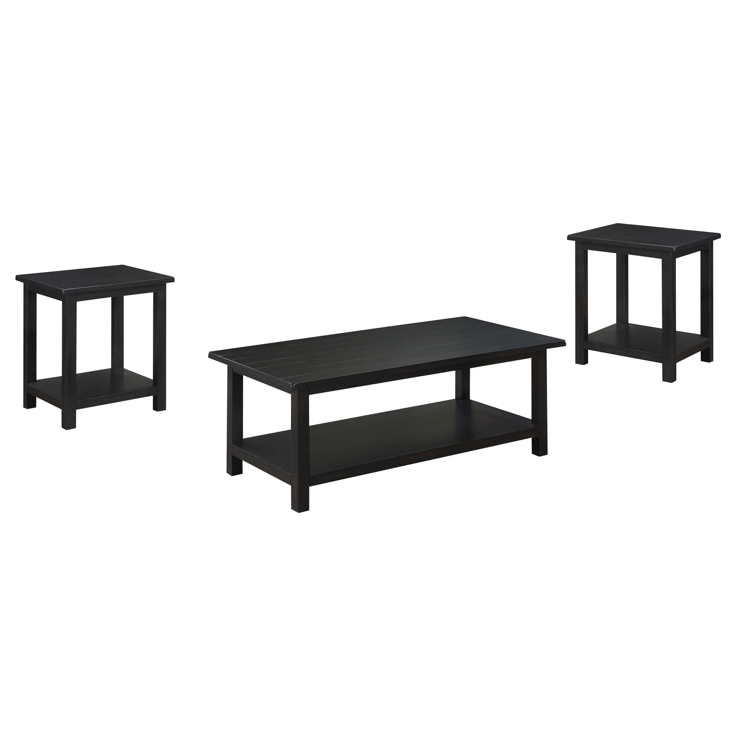 Payne Distressed Java 3-piece Coffee and End Table Set - Image 2