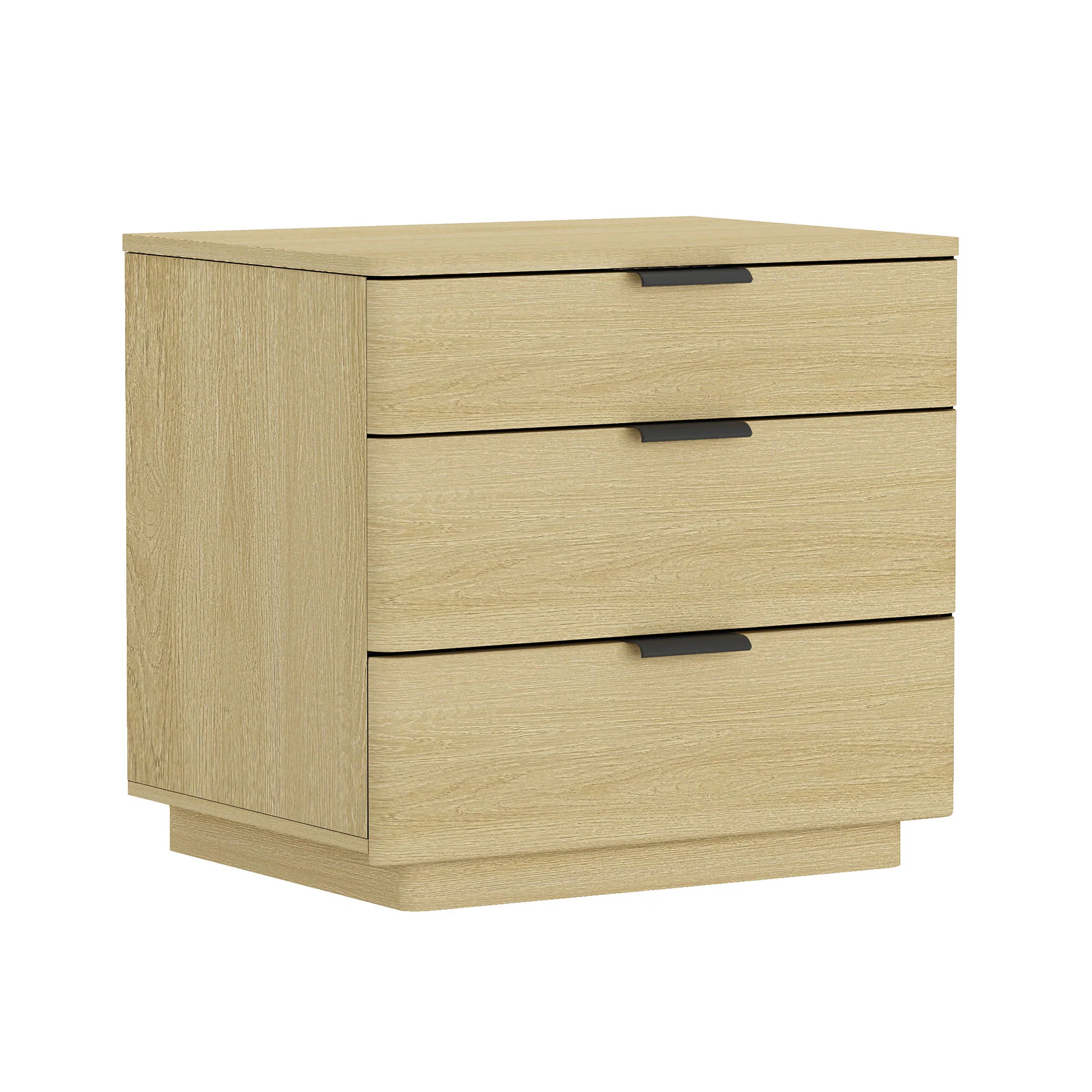 Payton Nightstand in Natural Oak and Black (set of 2) - Image 6