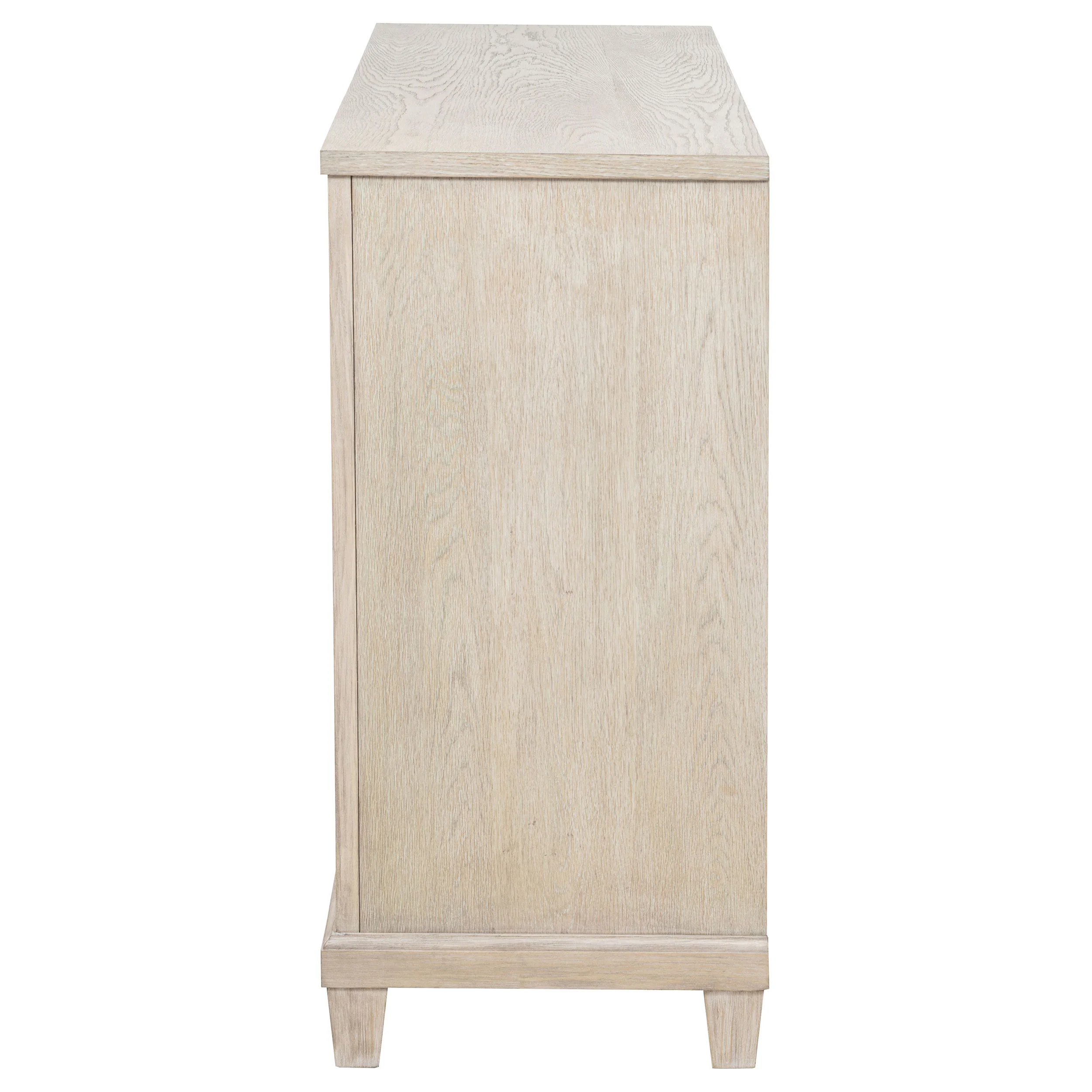 Pembroke Washed Oak 6-drawer Bedroom Dresser Cabinet - Image 5