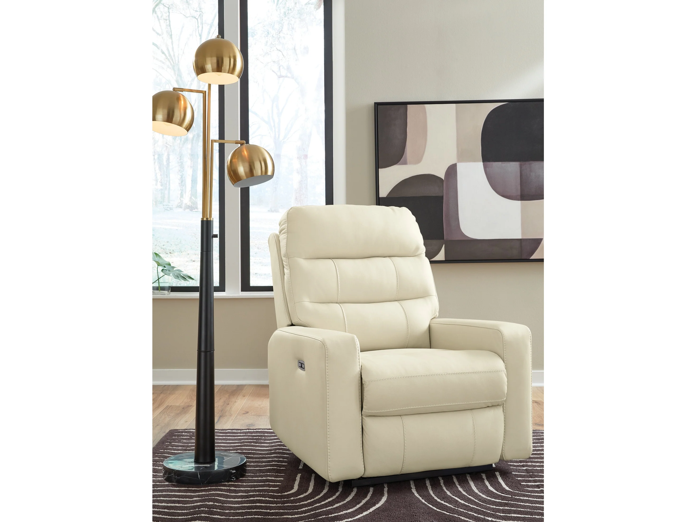 Pennacle Pier Canvas Power Recliner (Online Special Price)