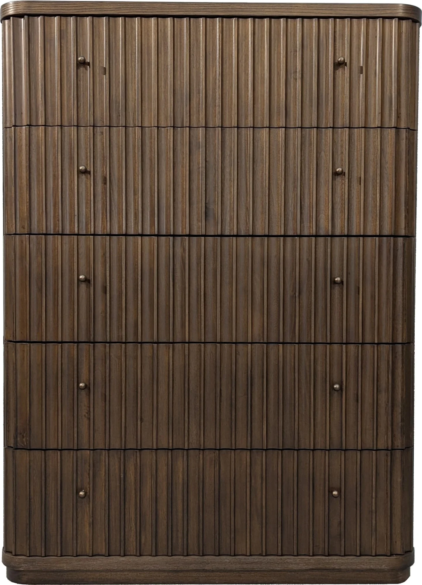 Penny Fluted Chocolate Mousse Chest - Image 2
