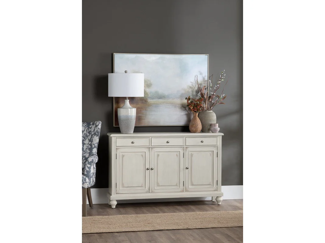Perry White Sideboard