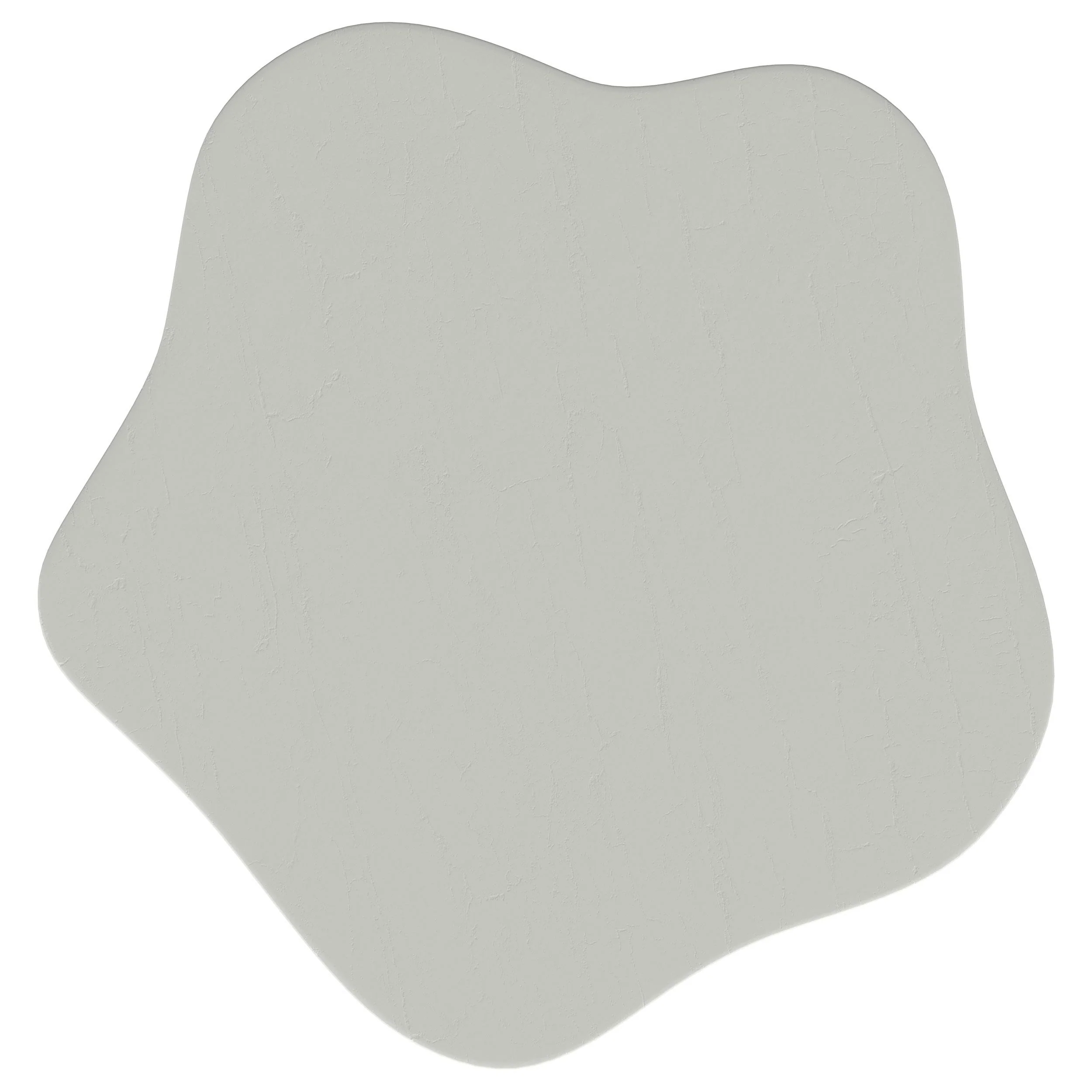 Perth Off White 17-inch Side Table with Cloud-Shaped Top - Image 4