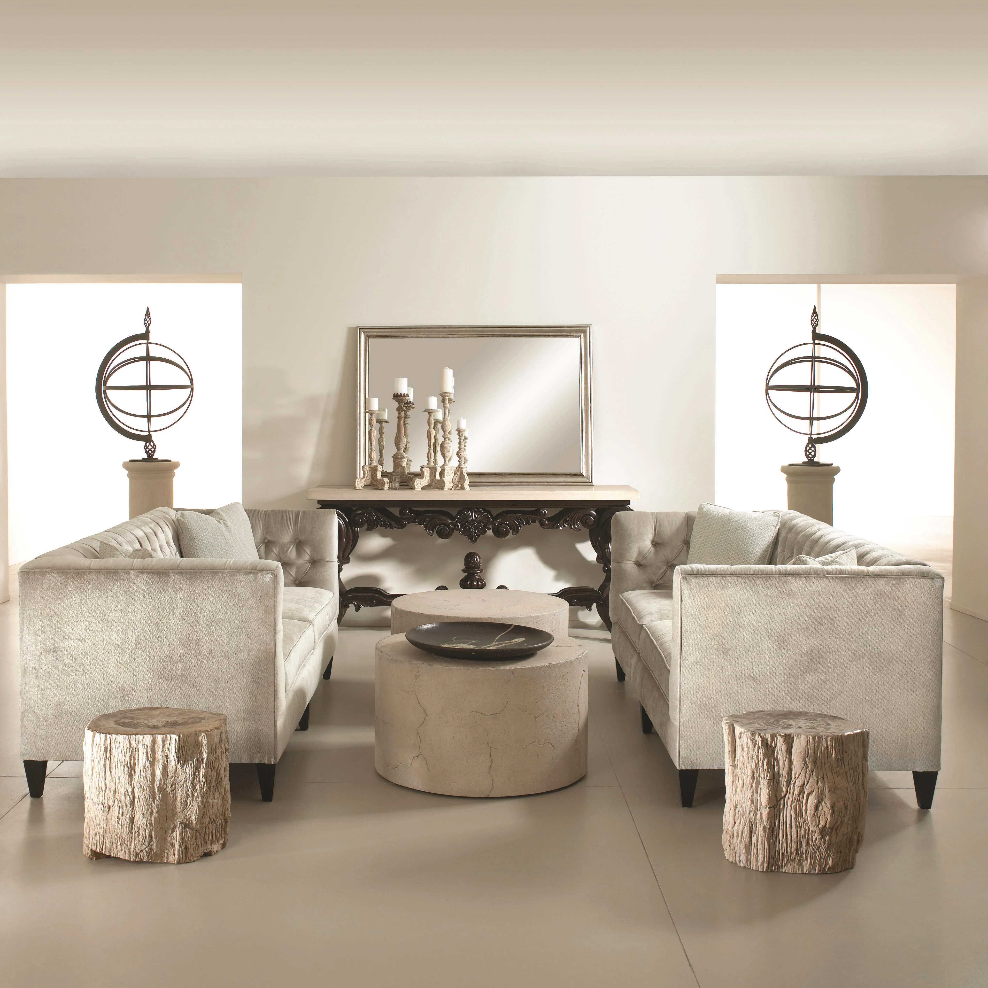 Petrified Petrified Wood Accent Table - Image 2