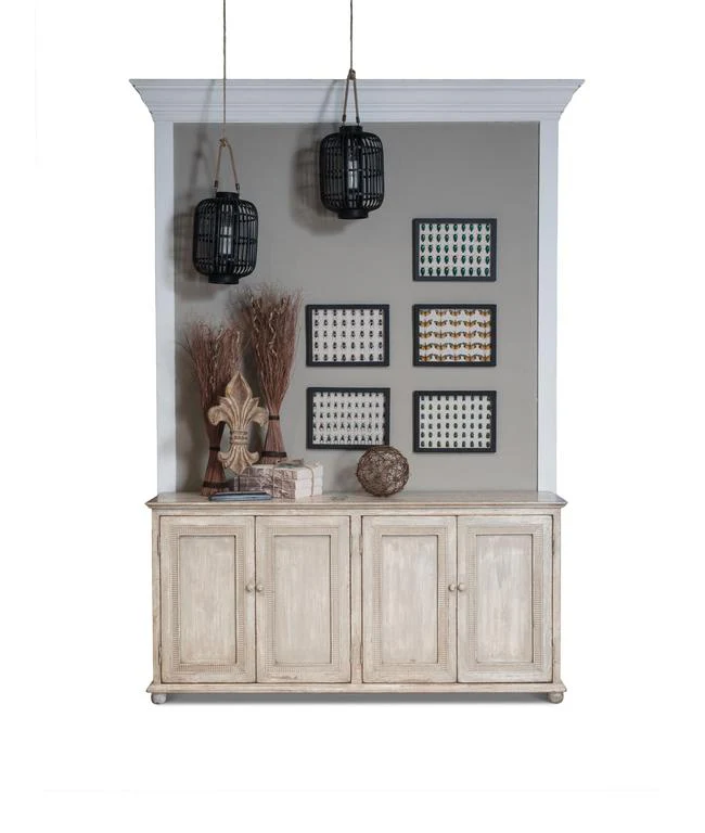 Pie Crust Beige Door Sideboard - Image 3