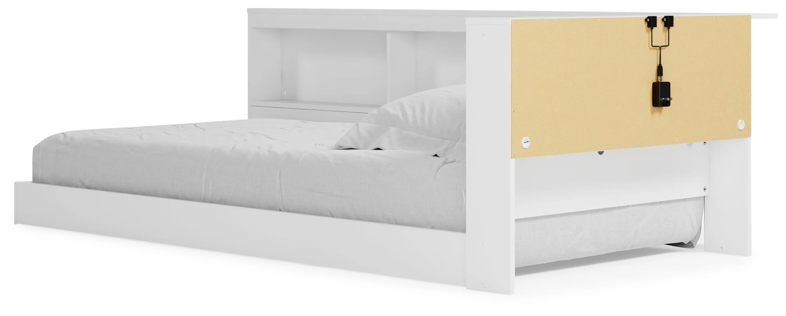 Piperton White Twin Bookcase Storage Youth Bed (Online Special Price) - Image 6