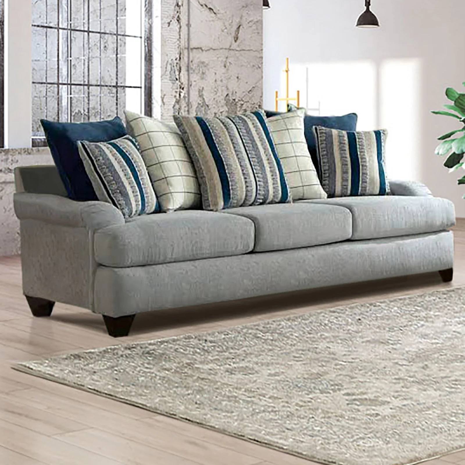 Plaistow Gray Sofa & Loveseat - Image 2