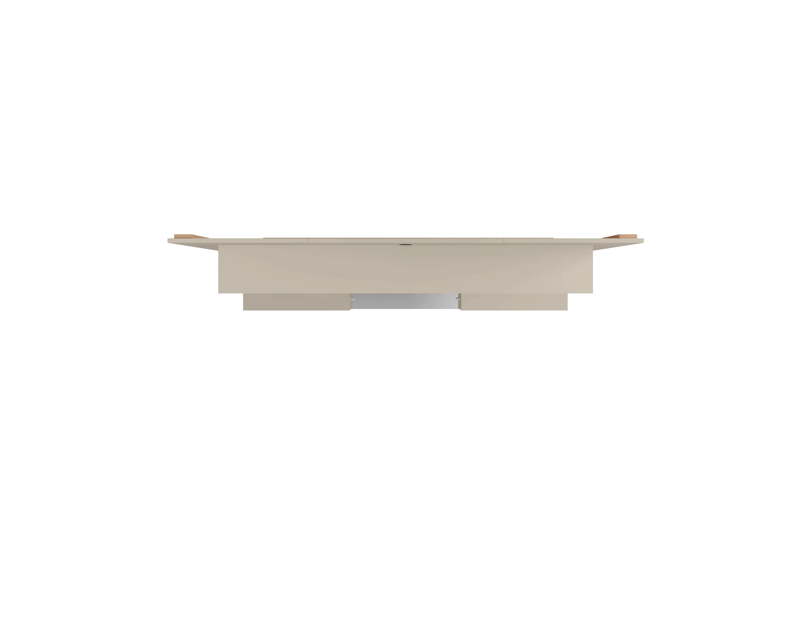 Plaza 64.25 Floating Entertainment Center in Off White - Image 7