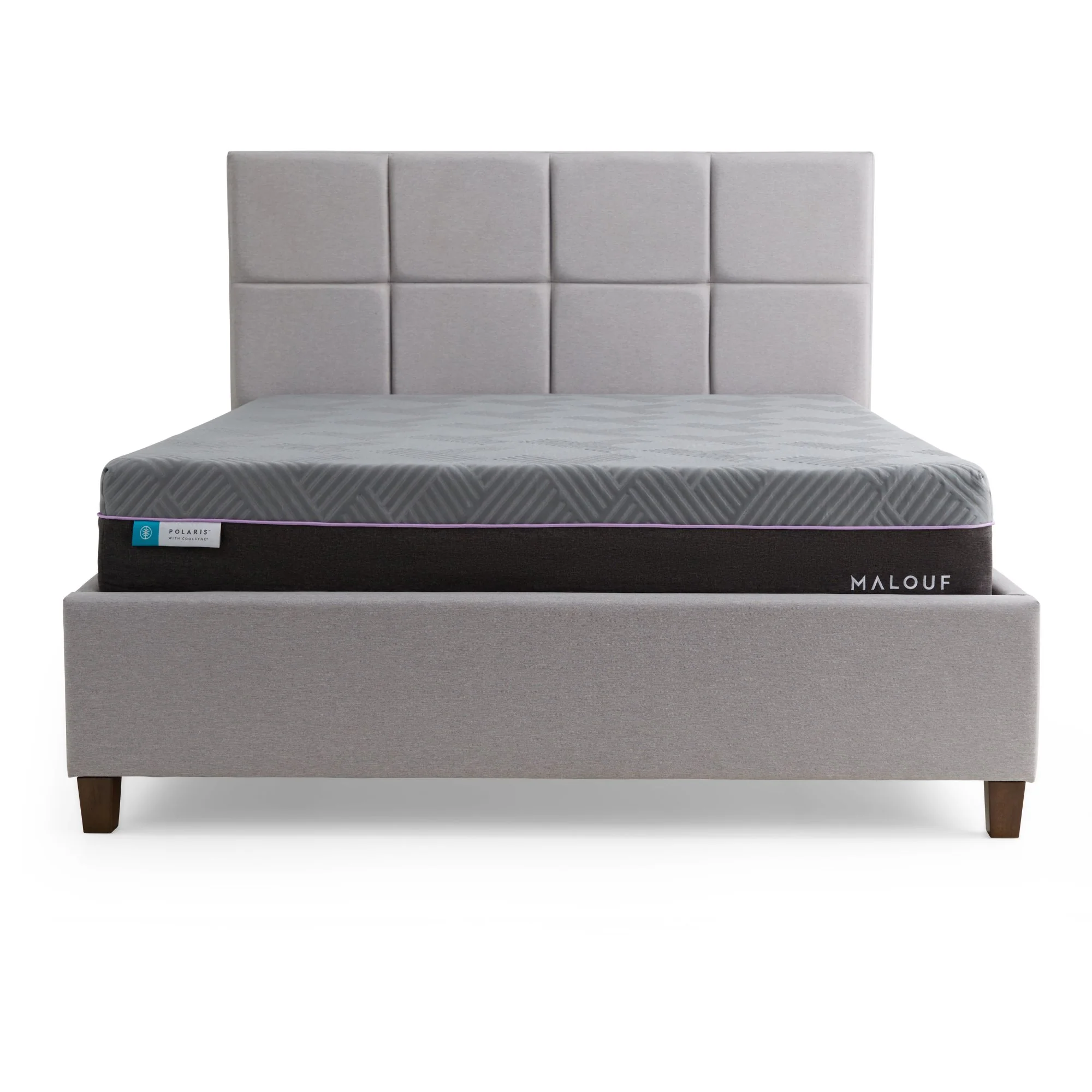 Polaris Coolysnc Gray Twin Mattress - Image 4