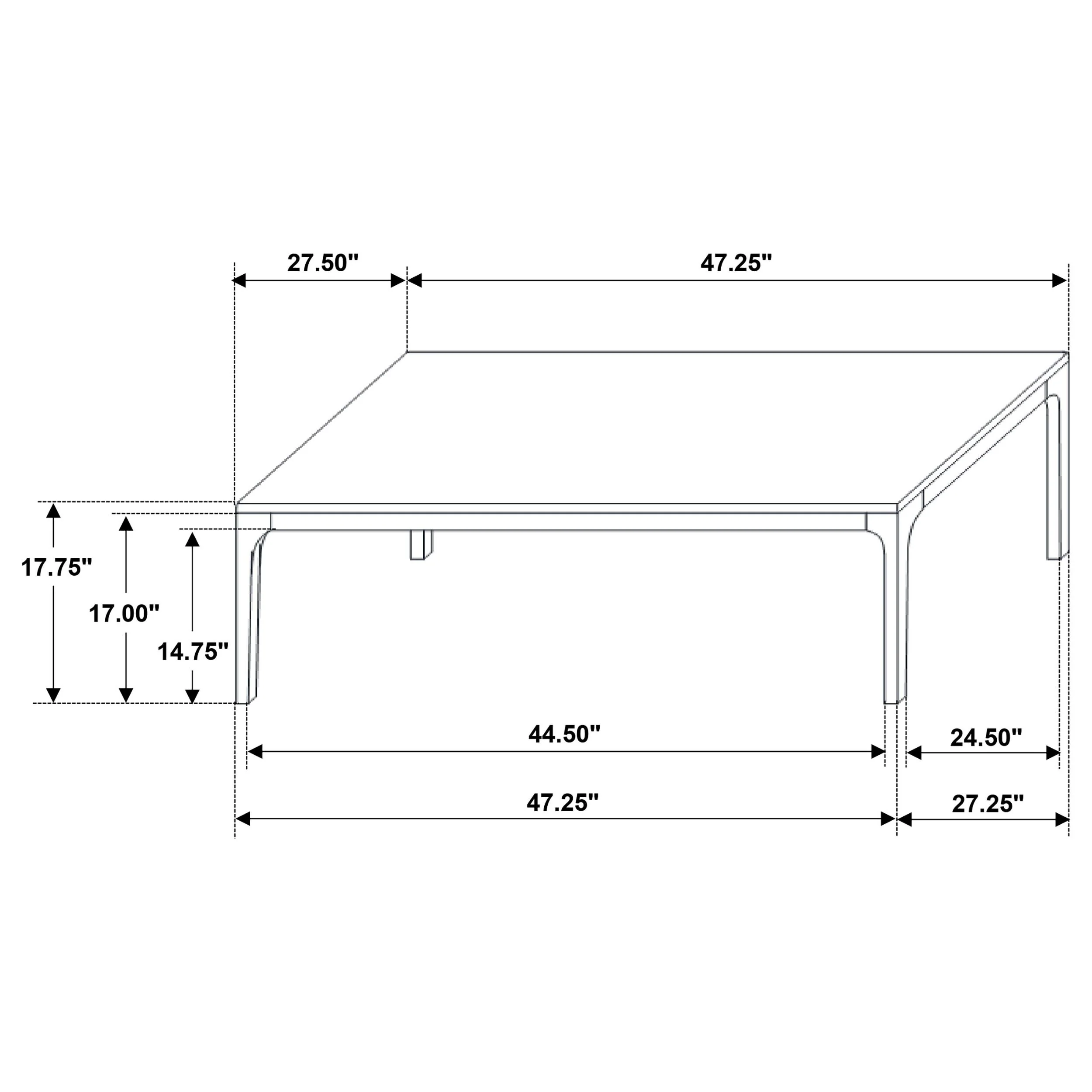 Polaris Grey 3-piece SmartTop Coffee and End Table Set - Image 10