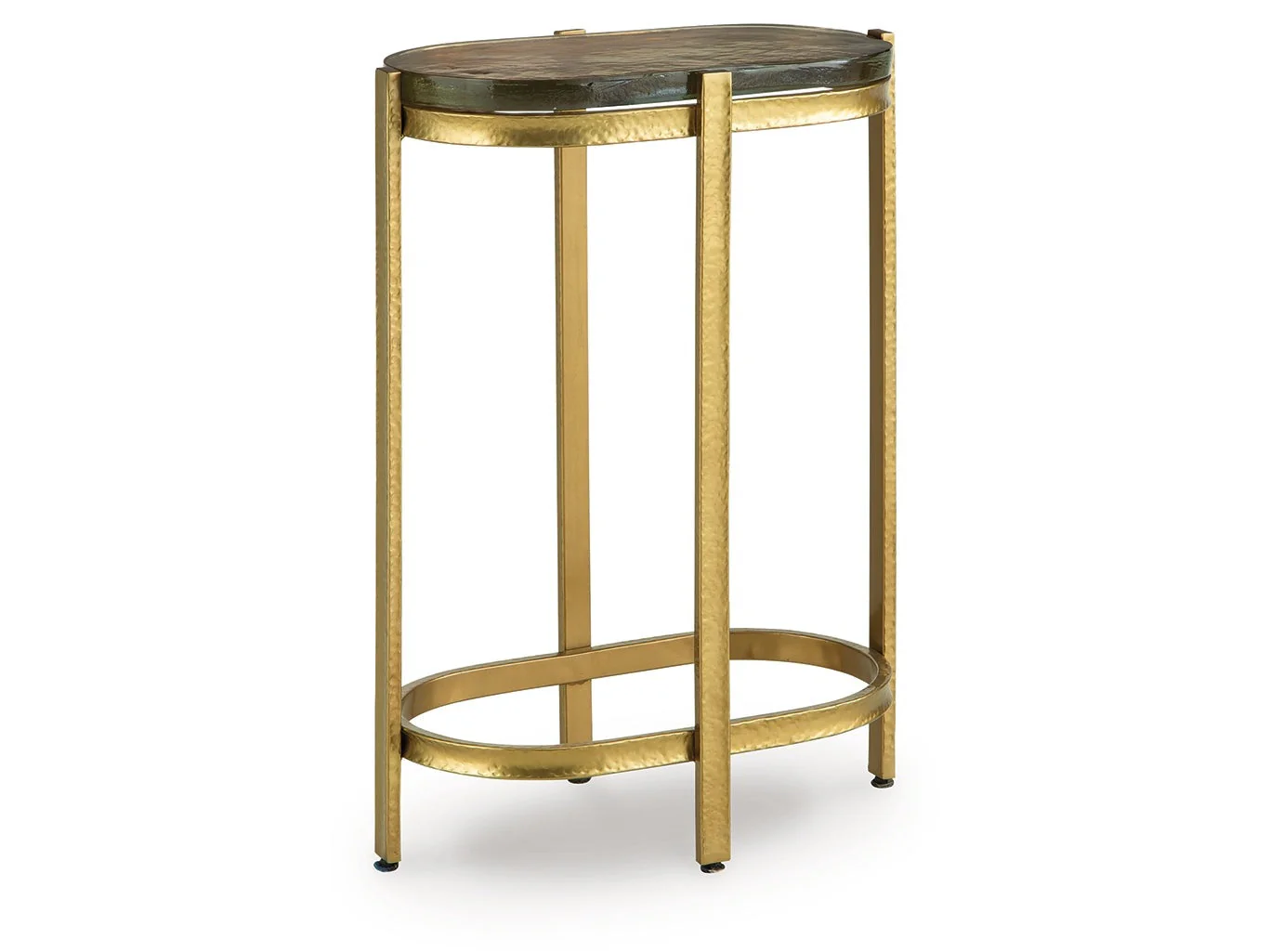 Porterville Gold Accent Table (Online Special Price)