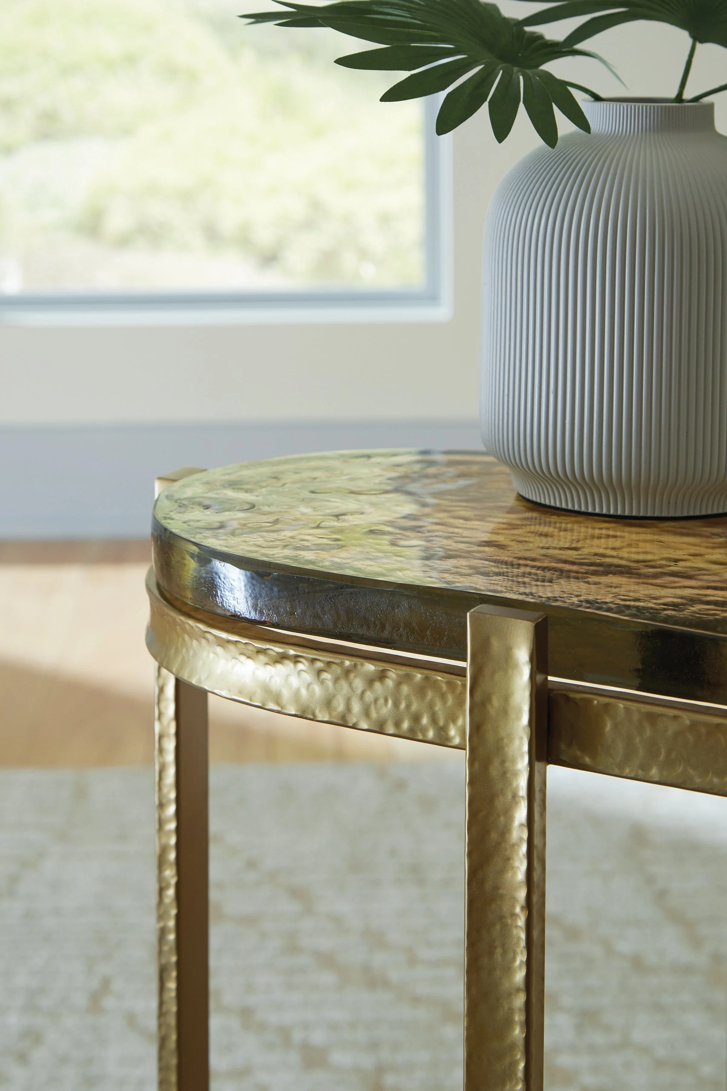 Porterville Gold Accent Table (Online Special Price) - Image 4