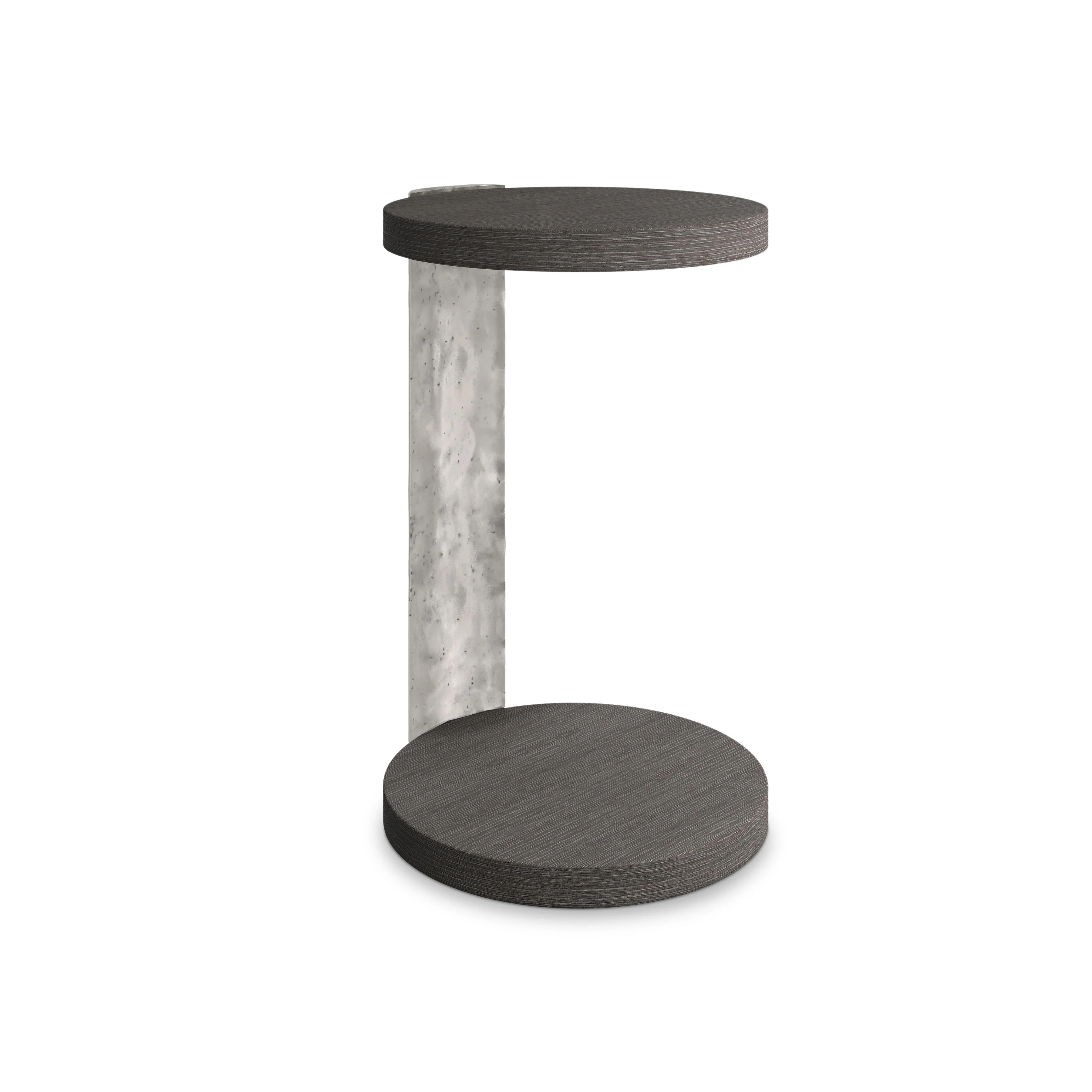 Prado Bright Graphite/Porcini Accent Table - Image 4