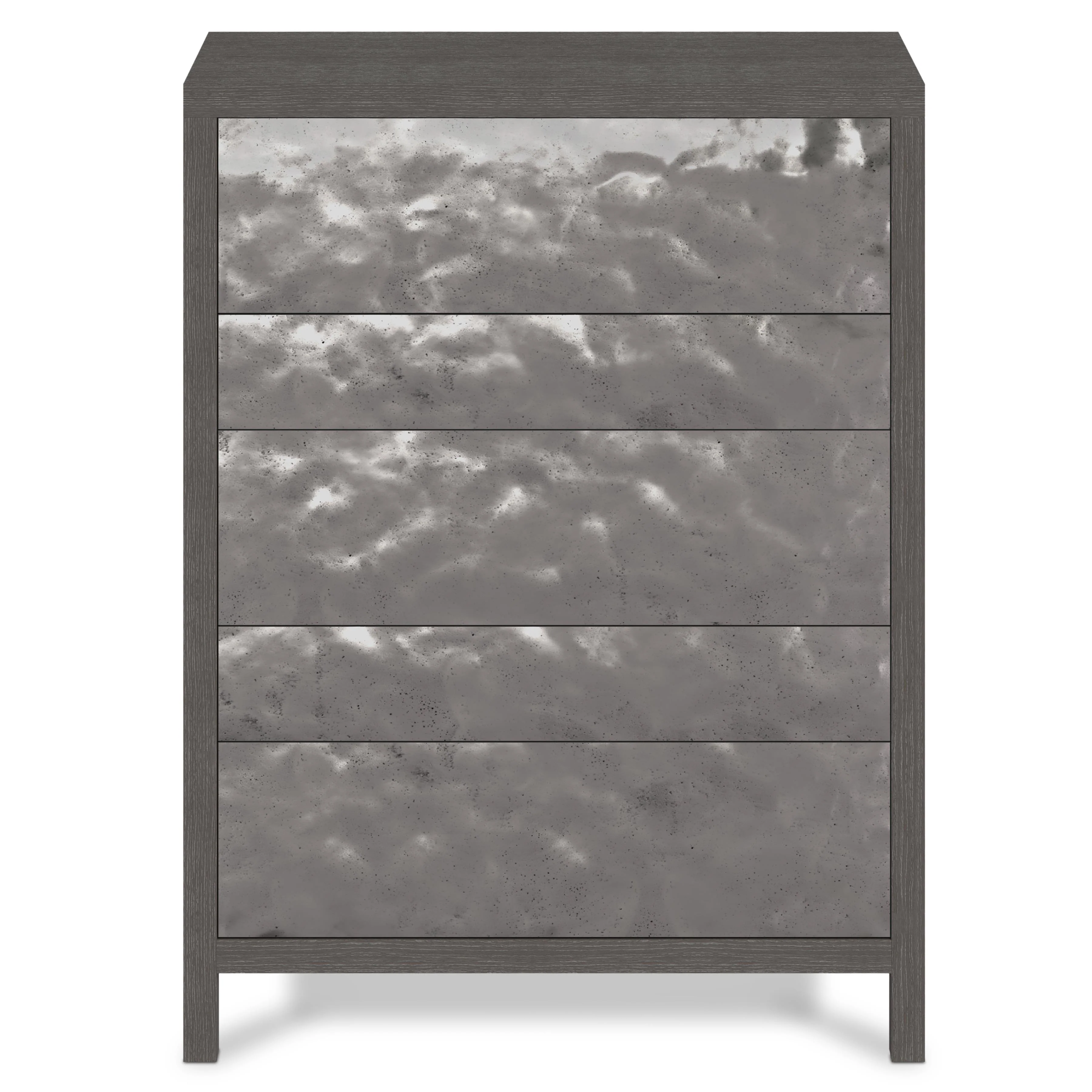 Prado Bright Graphite/Porcini Tall Drawer Chest - Image 3