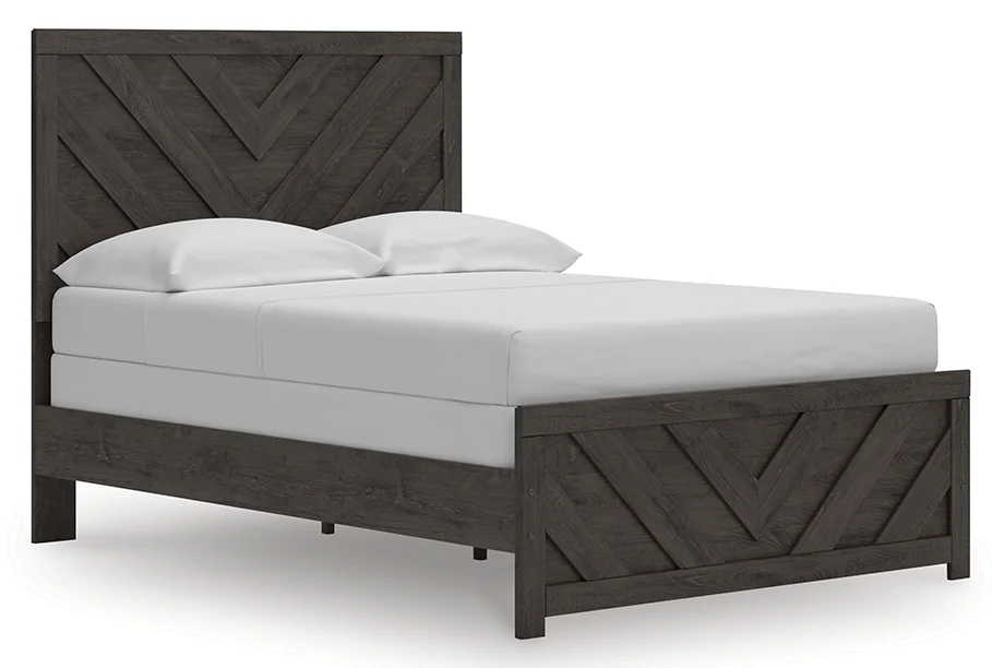 Prendonea Charcoal Full Panel Bed, Dresser and Mirror (Online Special Price) - Image 10