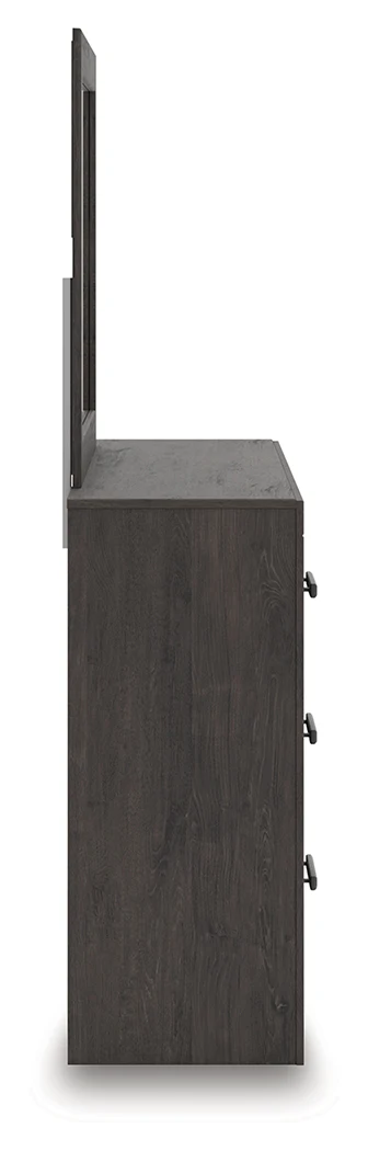 Prendonea Charcoal Queen Panel Bed, Dresser and Mirror (Online Special Price) - Image 5