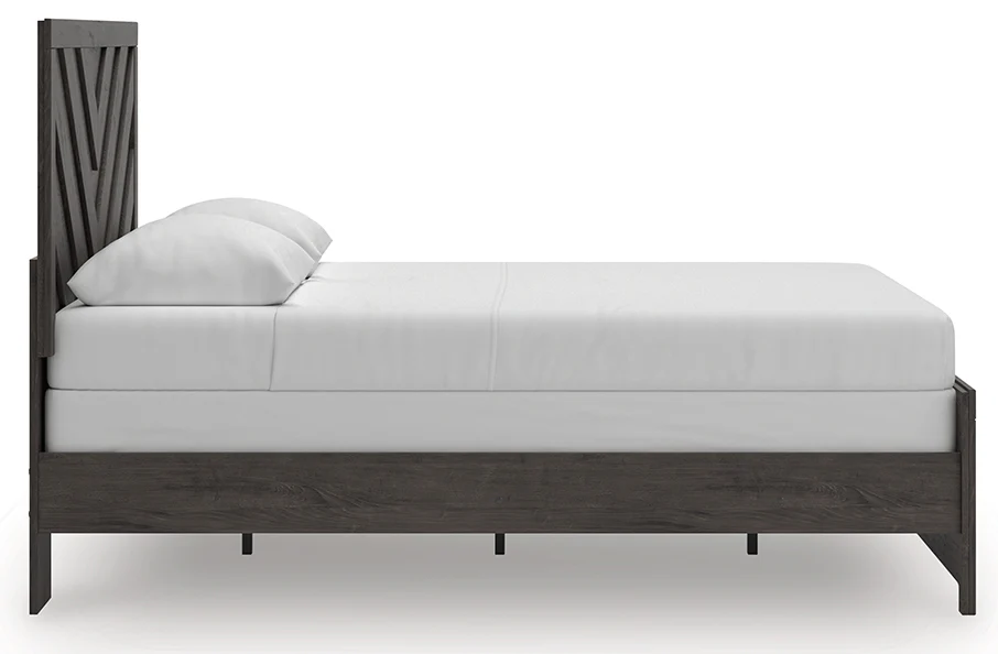 Prendonea Charcoal Queen Panel Bed, Dresser, Mirror and Nightstand (Online Special Price) - Image 11