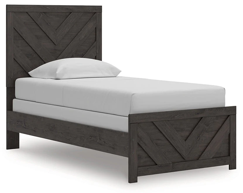 Prendonea Charcoal Twin Panel Youth Bed (Online Special Price) - Image 2