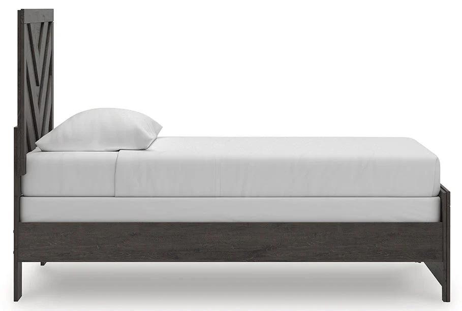 Prendonea Charcoal Twin Panel Youth Bed (Online Special Price) - Image 8