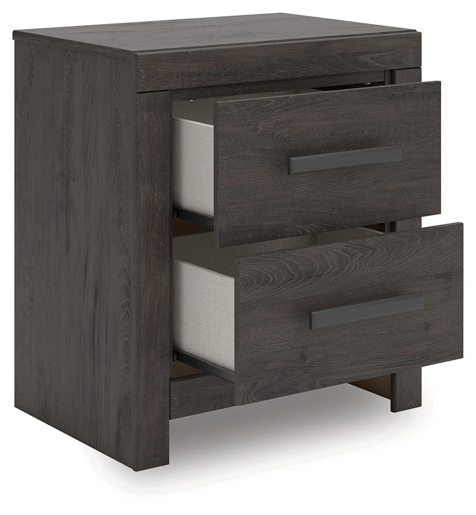 Prendonea Charcoal Queen Panel Bedroom Set with Dresser and Nightstand (Online Special Price) - Image 16