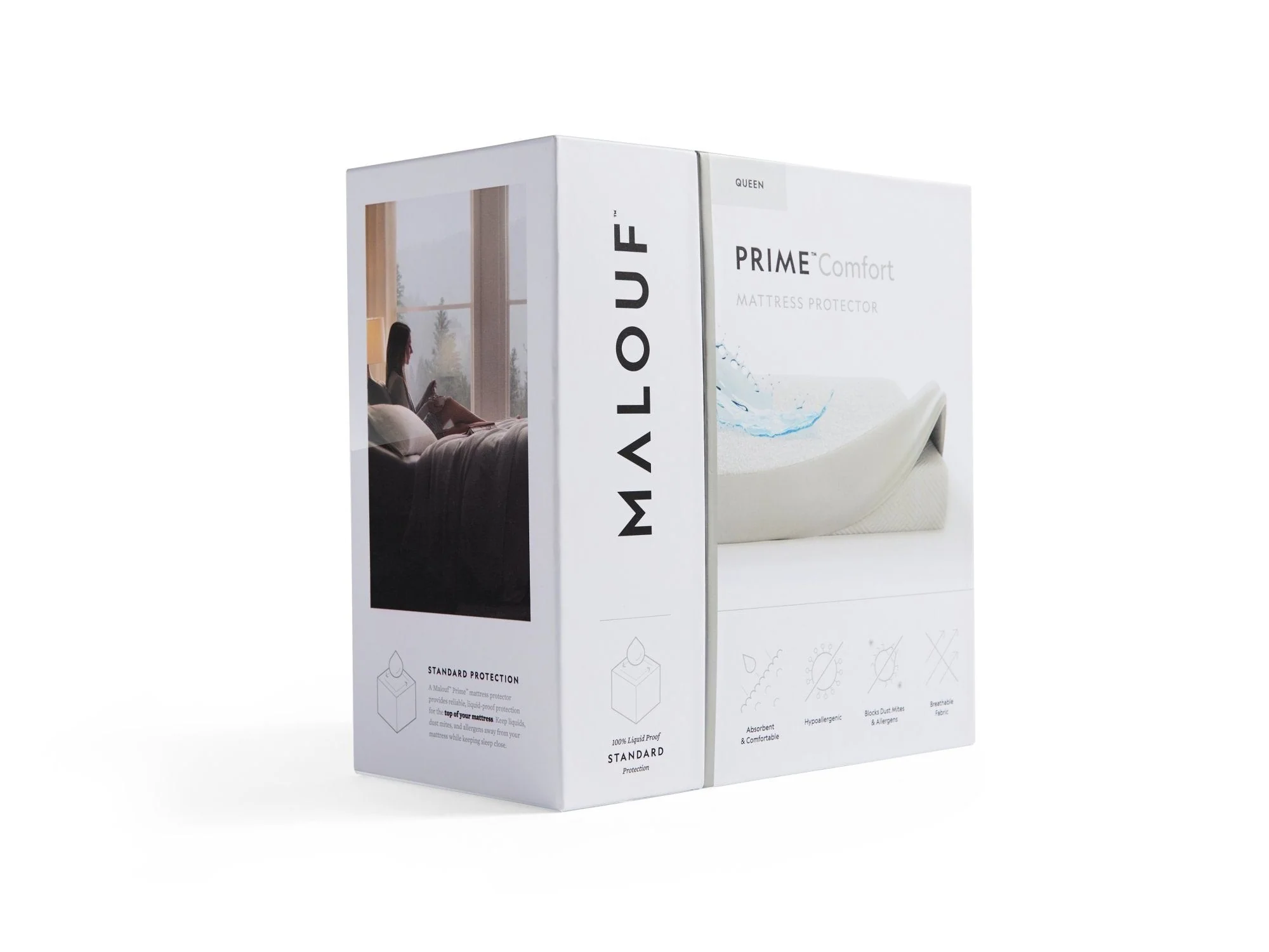 Prime Comfor White Crib Mattress Protector