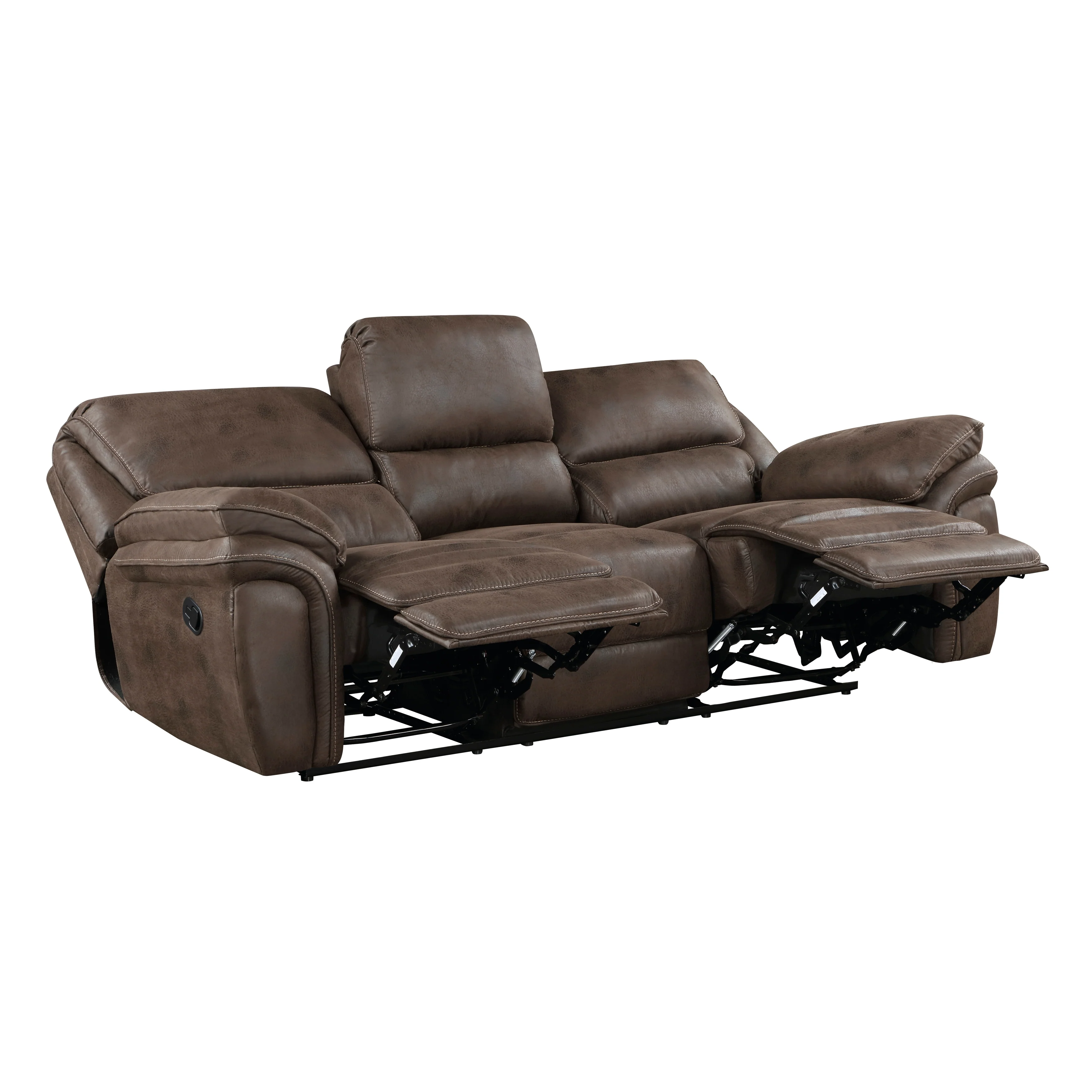 Proctor Brown Reclining Sofa & Loveseat - Image 5