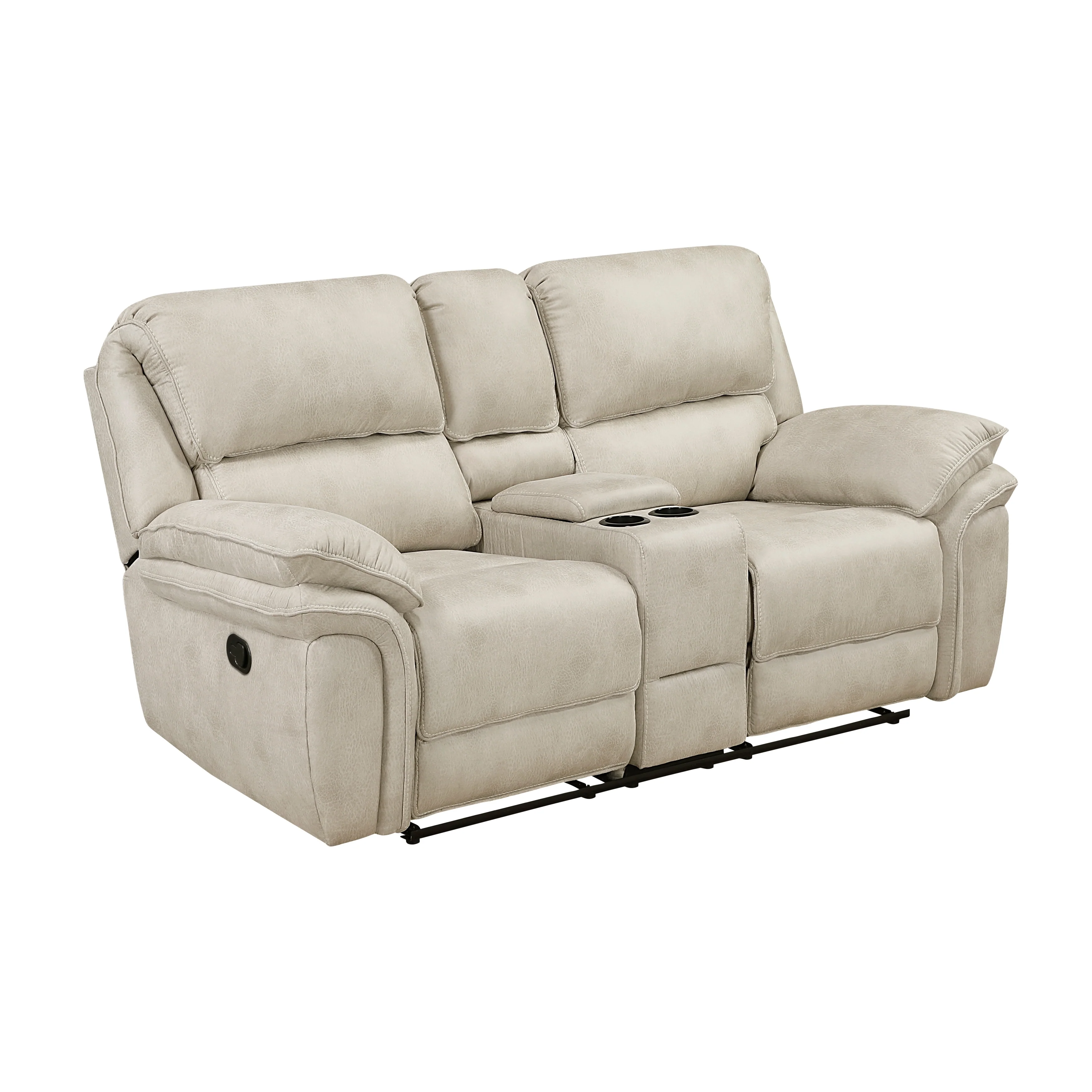 Proctor Sand Double Reclining Loveseat - Image 2