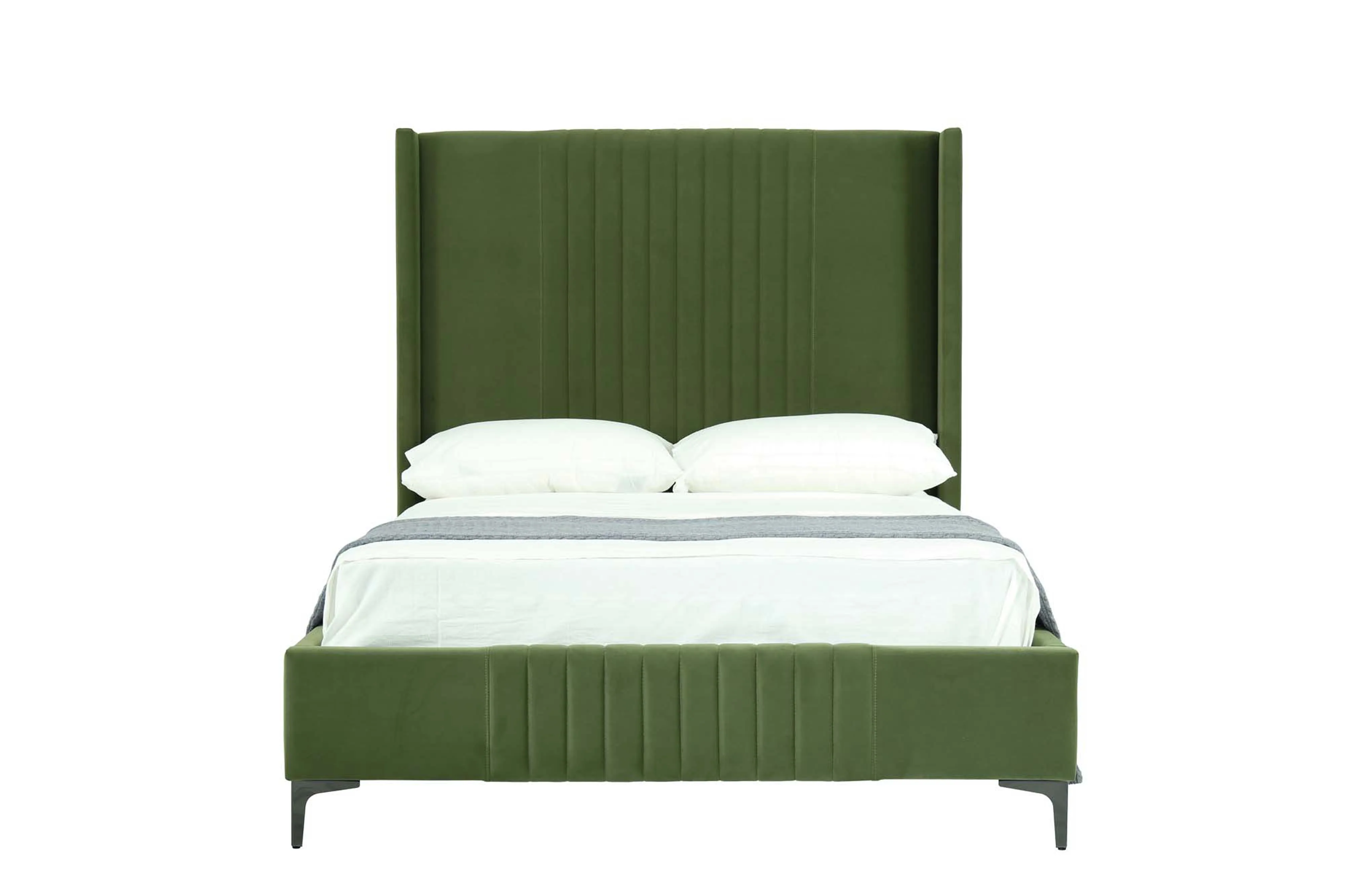 Promenade Full- Size Bed in Moss Green - Image 7